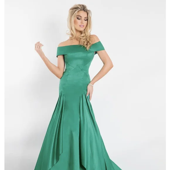 sachin and babi light blue dress Green Prom Dresses - Emerald, Hunter, Dark, Light main image 1